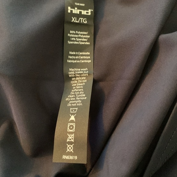 NWT Hind Blue Athletic Tank Top Size XL #507 - Picture 9 of 11